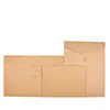 2018 customized office file folder kraft paper document bag string folder