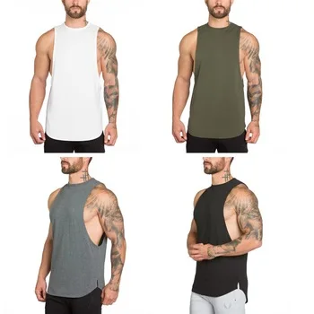 

Custom wholesale mens sportswear sleeveless fitness tank top