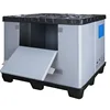 HDPE foldable plastic mega box, plastic pallet bin