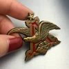 popular wholesale custom shaped enamel eagle lapel pins
