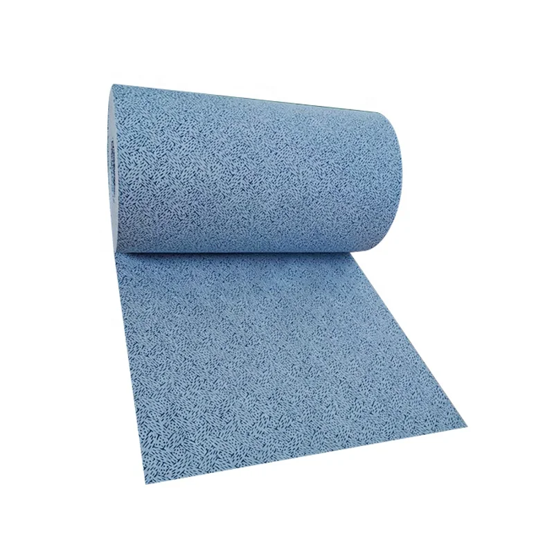 

Factory Price 100% PP melt blown Industrial Roll wipes, Blue