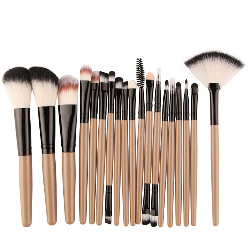 

18pcs/set Cosmetic Makeup Brush Set Foundation Eyeshadow Eyeliner Lip Multipurpose Eye Brushes For Makeup tool, N/a