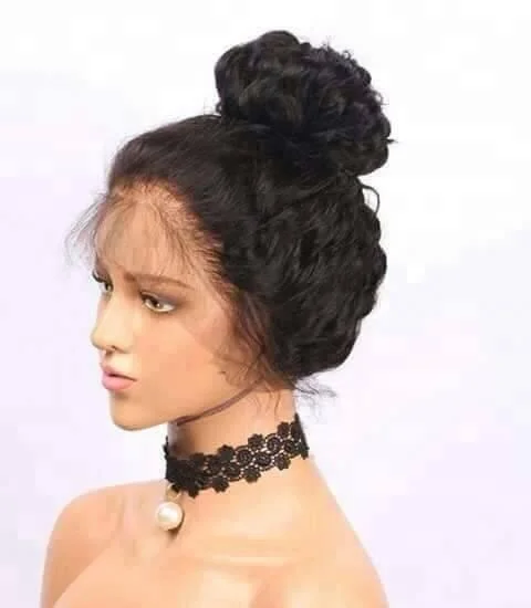 

360 lace wig human hair lace front wig brazilian hair in mozambique
