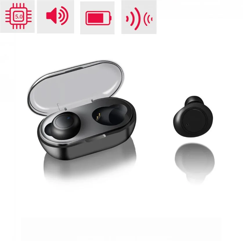 

TWS 5.0 Bluetooth headphone 3D stereo wireless earphone with dual microphone BT 5.0 In-earphone Handfree Sport Buds