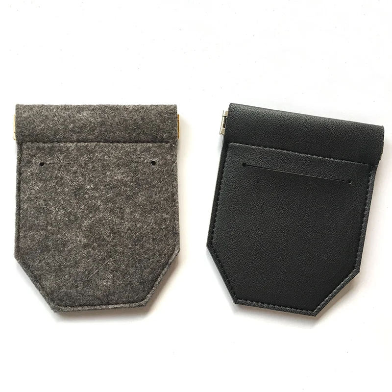 
Felt Material Handkerchief Folds Square Holder Pocket 
