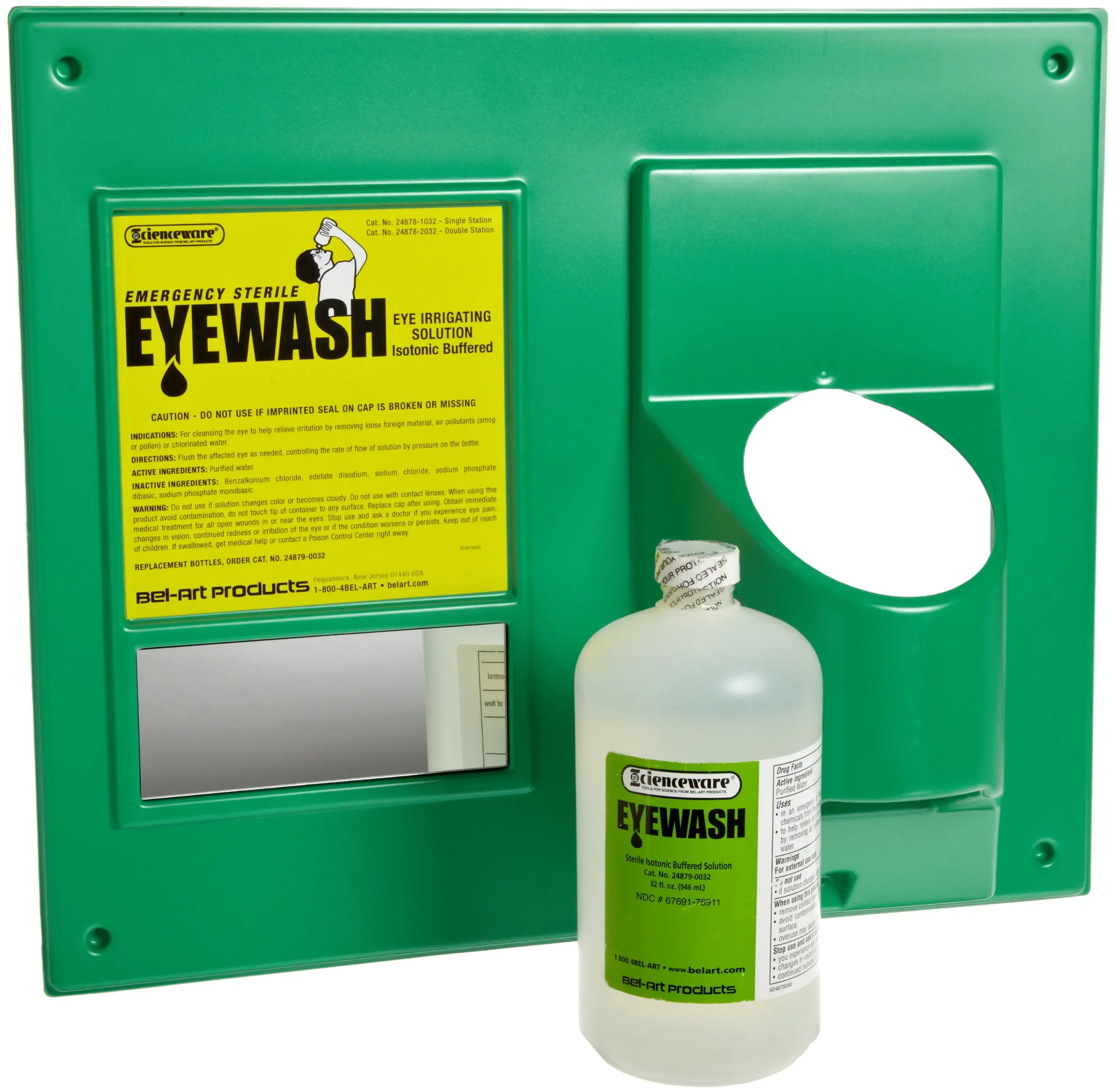 Buy Bel Art PLUM Emergency Eye Wash Two 500mL Sterile Saline Open Eye 
