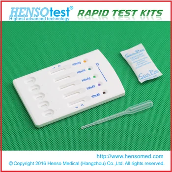 Rapid Hbsag/hbsab/hbeag/hbeab/hbcab 5 In 1 Hbv Combo Test Kit - Buy Hbv ...