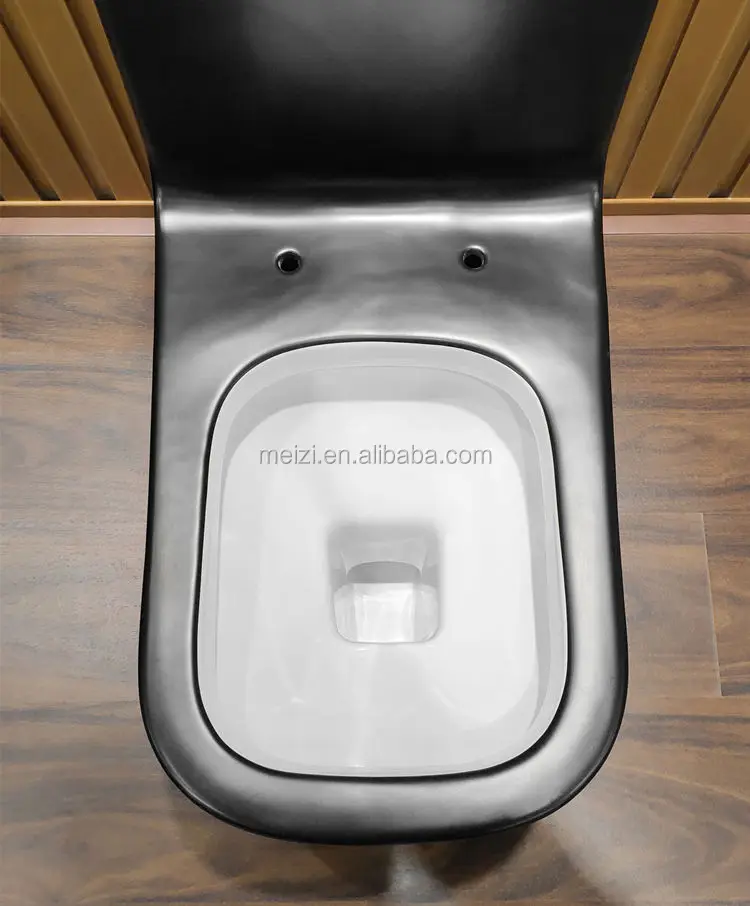 Bathroom tornado flush matte black toilet bowl for sale