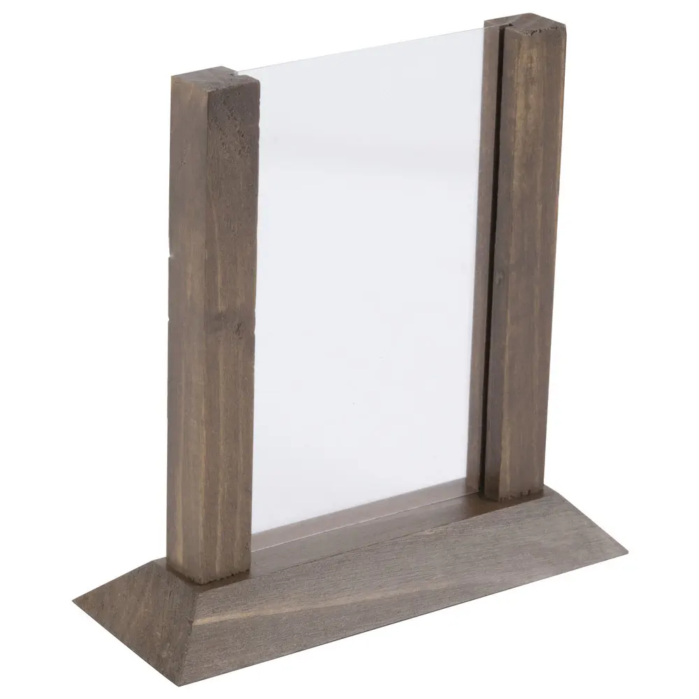 A3 Size Rustic Wood Table Talker Stand Menu Holder Buy A3 Size Rustic