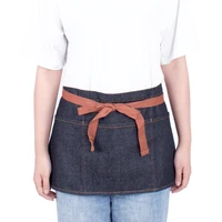 

Kefei half waist apron,denim apron,barista apron with 3 pockets