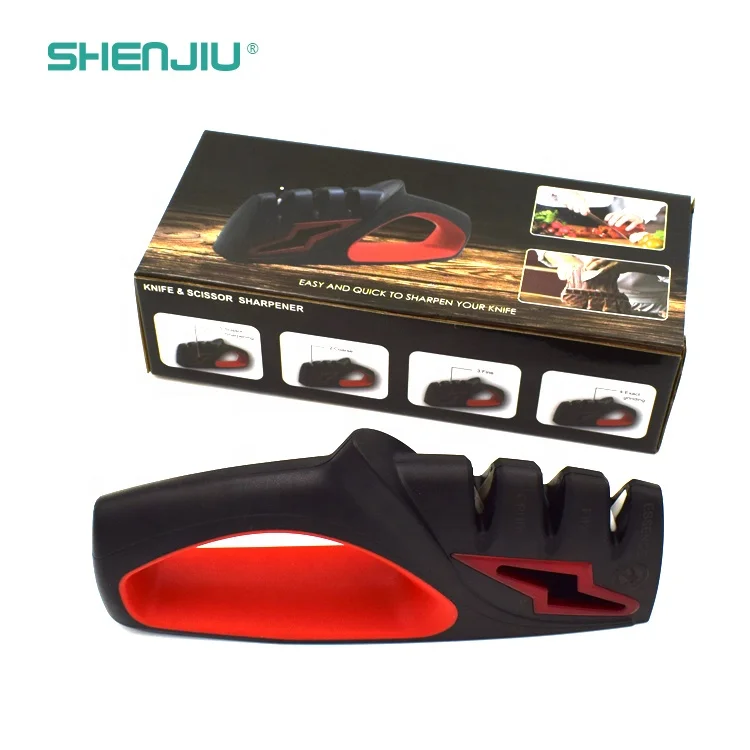 Professional Kitchen Knife Sharpener 3 Stage Kitchen Sharpening Tool