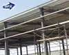 Light Prefabricated Sandwich Type Steel Structure Factory Workshop With Crane