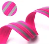 5# Nylon zips custom colour close end long chain reflective tape nylon zipper for reflective vest outdoor sport wear