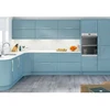 Simple Design European style White High Gloss quartz stone MDF Acrylic Kitchen cabinet