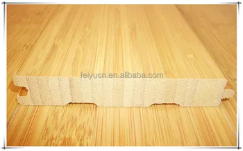 Eco Friendly Vertical Natural Carbonized Bamboo Parquet Flooring