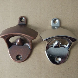 Image of Vintage metal bottle opener wall mounted beer opener
