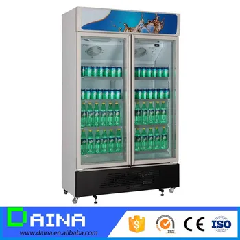2 door display fridge