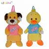 Hot Selling Animal Shape Soft Cute Kids Backpacks Fine Workmanship Custom OEM Duck Frog Dog Bag for Kids Promotion Gift