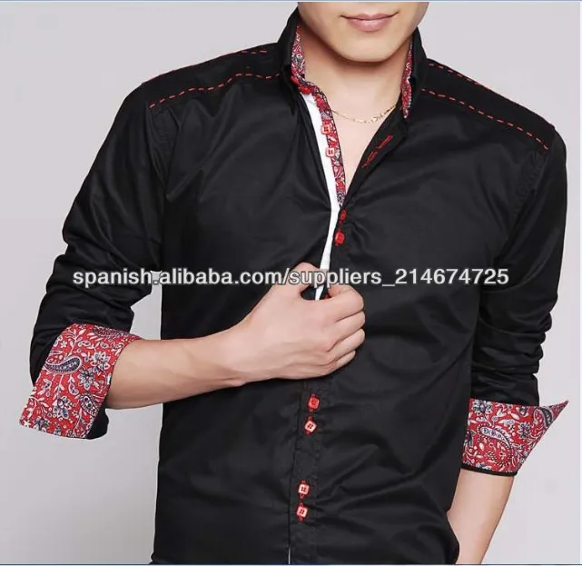 italia nuevo moda de manga larga camisa para hombre Camisas Camisas italianas de hombre | Camisas manga larga para