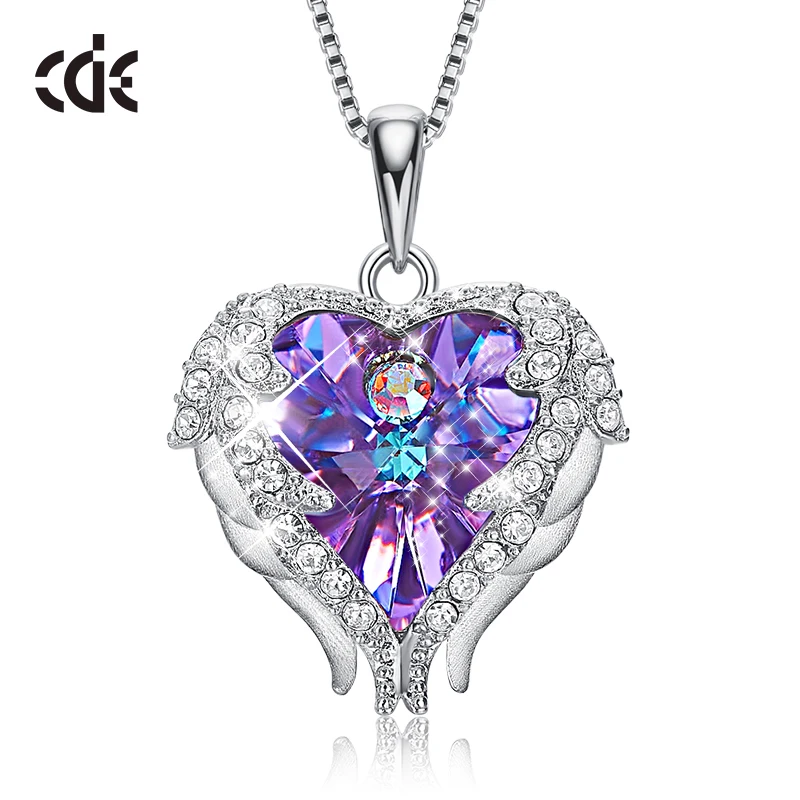 

embellished with crystals from Swarovski Fashion Pendant Necklace 925 Sterling Silver Jewelry