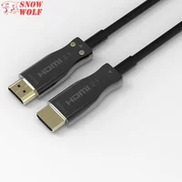 

HDMI 2.1 Fibre Optic Active Cable Real UHD 48Gbps 8K@60Hz 4K@120Hz HDMI Fiber Cable 3D Supports HDCP2.2 for PS4 SetTop Box HDTVs