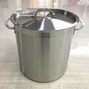Commercial Deep Stainless Steel Cater Stew Soup/ Boiling Pan