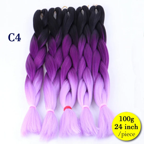 
Single Braids Hair 24 Inch 100g Three Tone Ombre Kanekalon Jumbo Braiding Hair Extension Wholesale Beauty China Manufacturer 