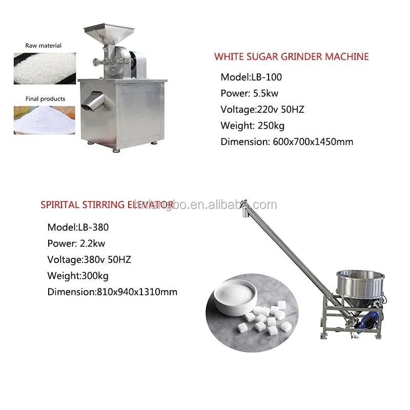 High Efficiency Cube Sugar Making Production Line Automatic Coffee Cube