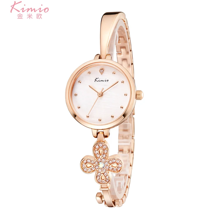 

KIMIO 6212 Bracelet Watches for Lady Luxury Fashion Rhinestone Dress Quartz Women Wristwatch Female Small Dial Clock Gifts, N/a