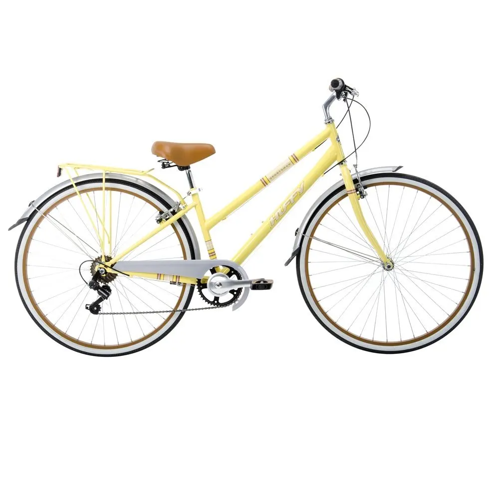 huffy women's cruiser bike yellow
