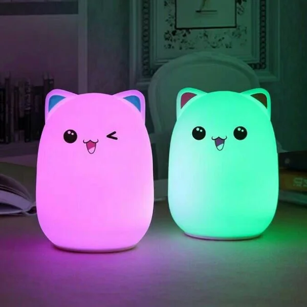 Soft Silicone Rechargeable Led Children's Night Light With Remote Buy