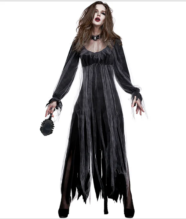 Wholesale Halloween Horror Bride Zombie Dress Halloween Costumes