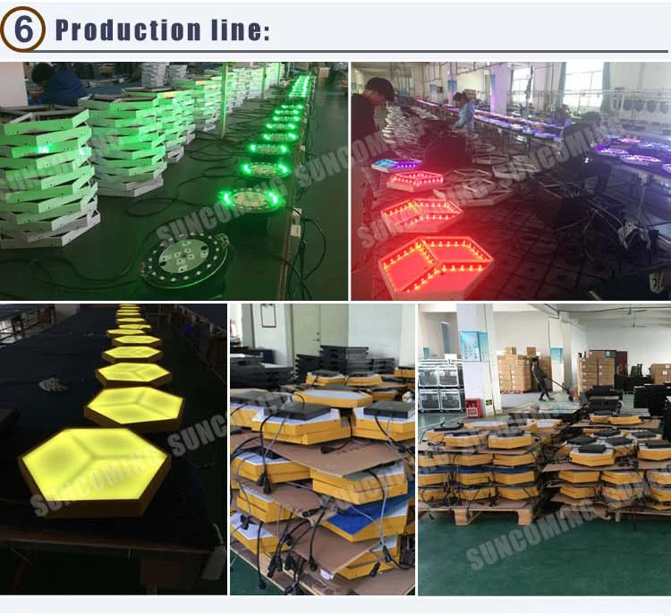 remote control disco/dj/nightclub decorative 3D effect Triangle ceiling & Wall Backlight led light panel