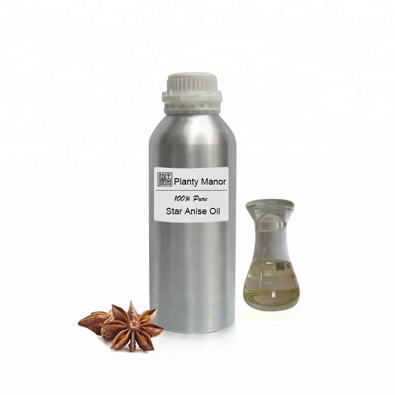 

Star Anise Essential Oil Makes Anise Perfume Oil Food Grade 2 Years Proper Storage Transparent Oil Liquid Light Yellow Liquid