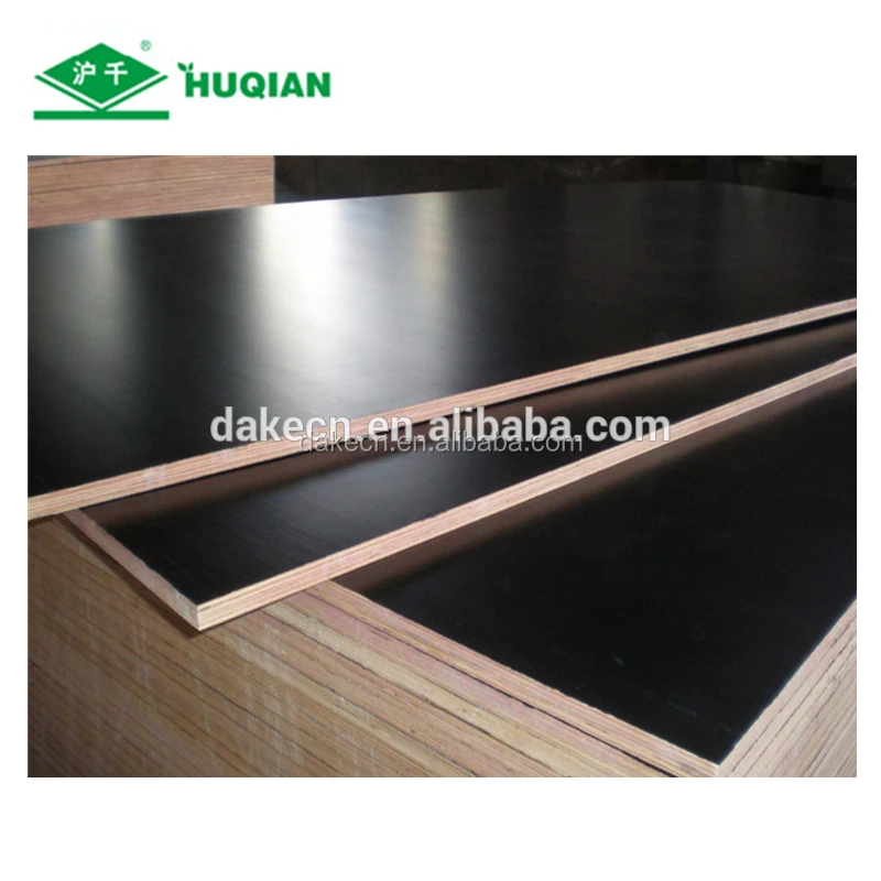 
1220*2440mm 18/15/12/9MM WBP Black Film Faced Plywood for construction 