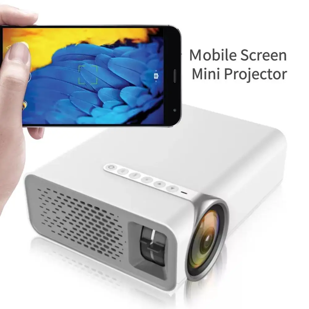 

Built-in Speaker Home theater projector YG530 1800 lumens led projector 800*480RGB Support 1920*1080P 3D 4K hd led projector