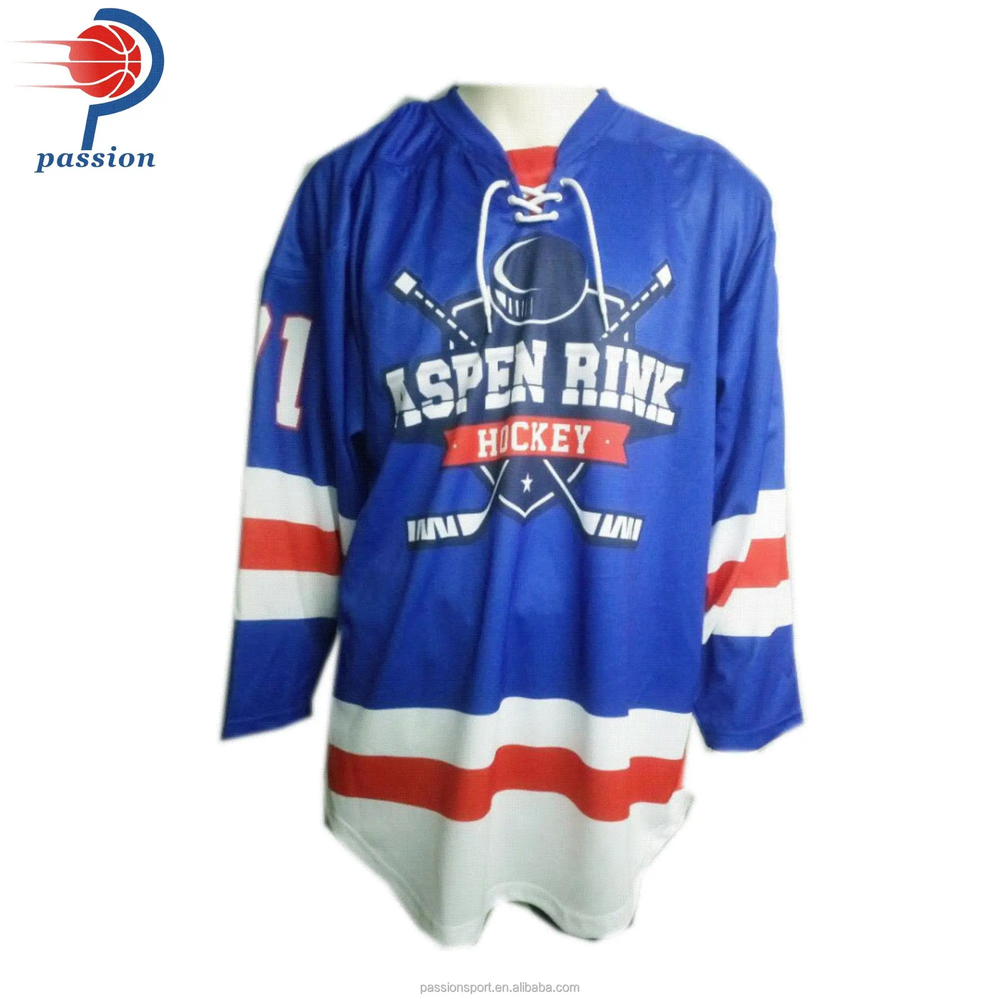 

2019 New Arrival Best Quality Adult Team White Red Royal Blue Ice Hockey Jerseys