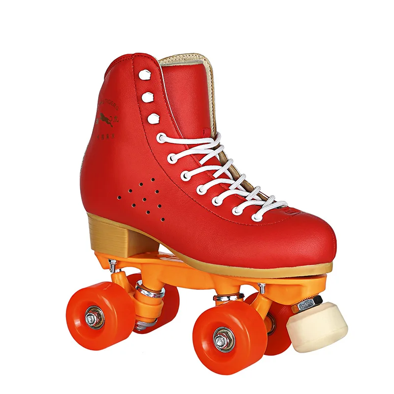 
High Quality 4 Wheels Quad Roller Skate For Rental By Rink Professional Roller Skate 