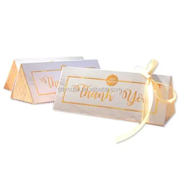 triangle mable pattern printing thank you cards box buy triangle