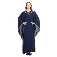 

2019 Ladies Islamic Dress Women Muslim Dress Abaya Dubai Plus Size Middle East Clothing