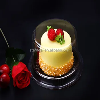 New Design Small Clear Plastic Cake Boxdisposable Plastic Storage