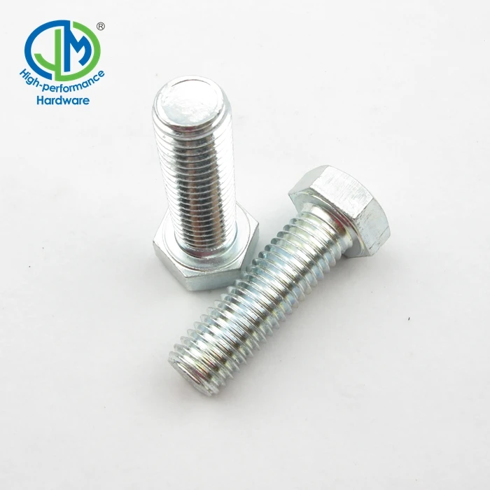 
Sample Inch yellow zinc Plated carbon steel J429 grade 2 5 8 Hex bolts cap screw 