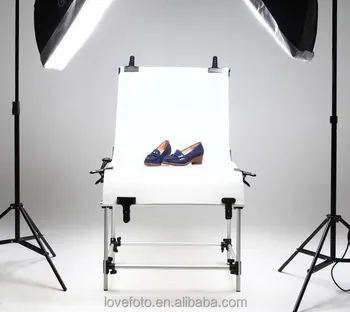 standard photography still life shooting platform table with black
