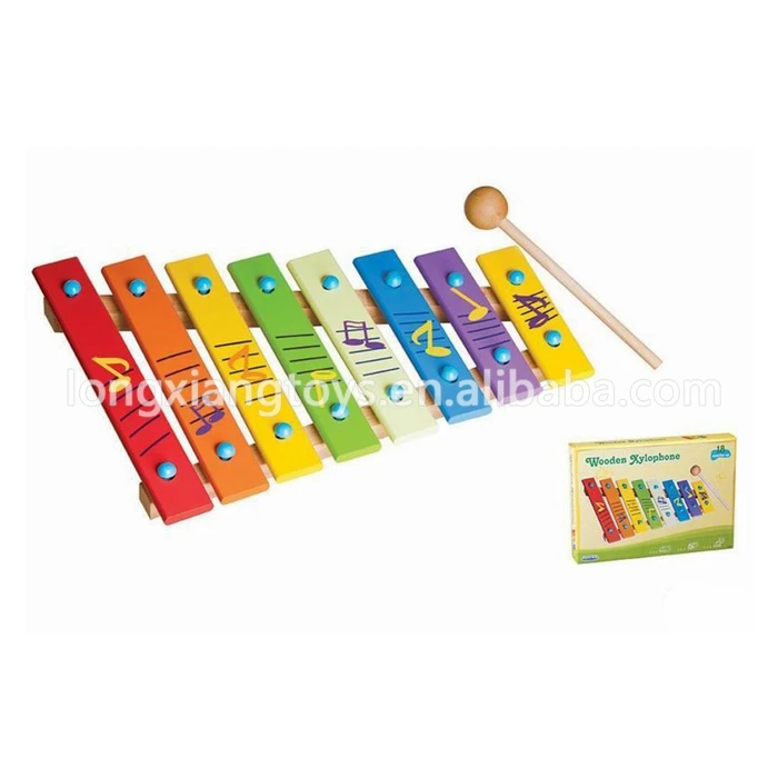 Wooden Xylophone Keys Percussion Musical Instrument  Kids Educational Toy