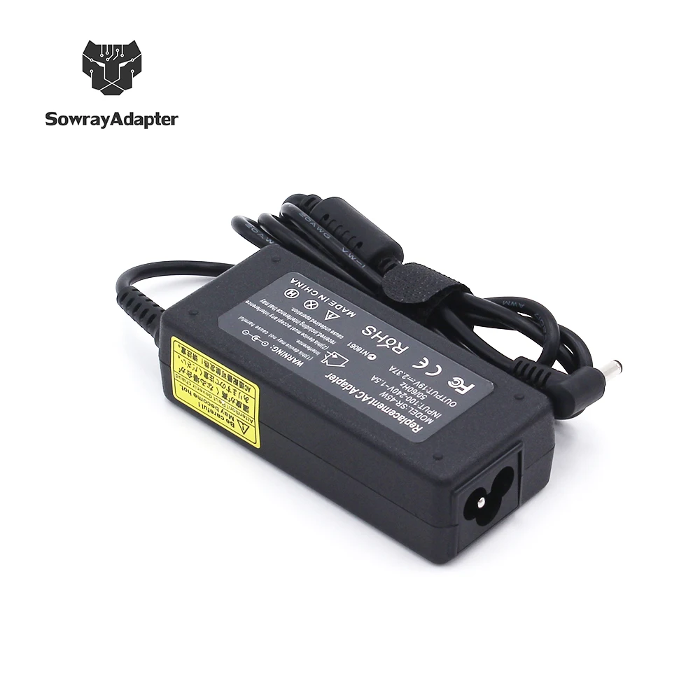 

Good quality ac adapter for acer laptop charger 19v 2.37a 65w 5.5*1.7, Black