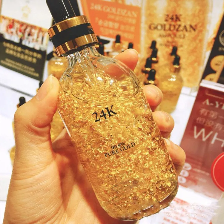 

Factory OEM Private Label Skin Care Organic Whitening 24 k Gold Serum