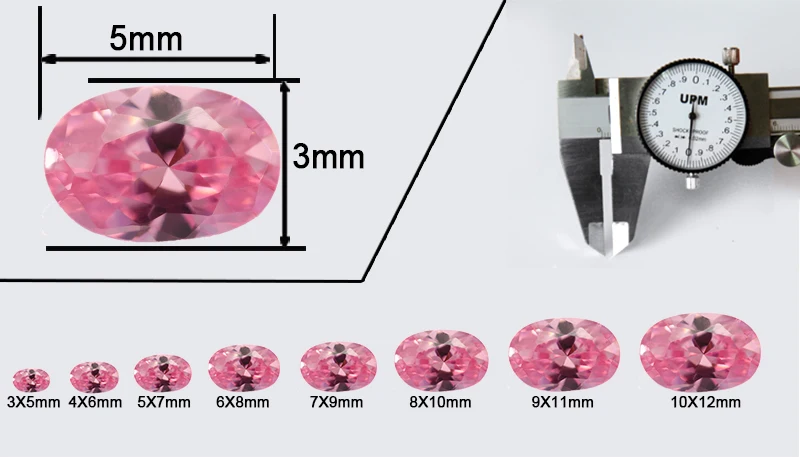 aaa品質のcz楕円形カットピンクの宝石の名前 Buy ピンクの宝石用原石名 Cz ピンクの宝石用原石名 オーバルピンクの宝石用原石名 Product On Alibaba Com