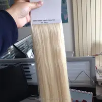 

#613 blonde curly tape hair extensions available human hair extensions tape in