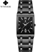 

WWOOR 8858 Men's Watch Quartz Wristwatch Fashion Casual Stainless Steel Brand Luxury Watch