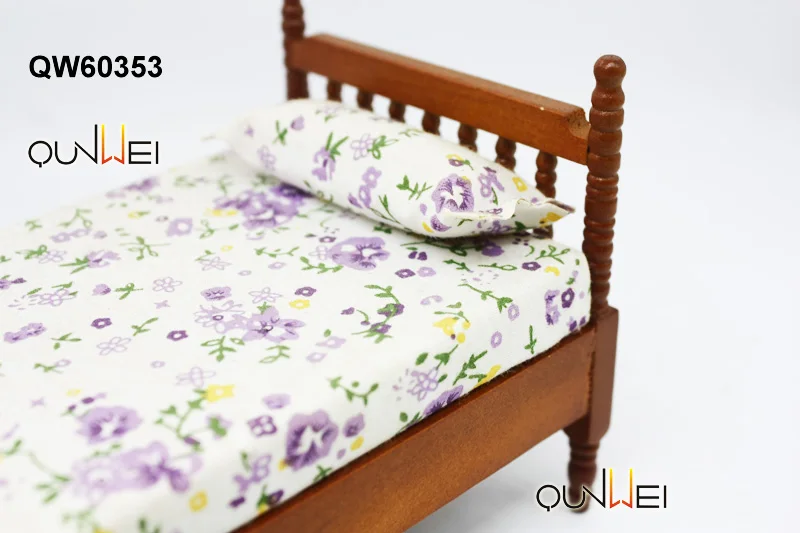 Casa De Muñecas Muebles de calidad escala 1:12 cama victoriano mauldie Ri/Caoba P3298 